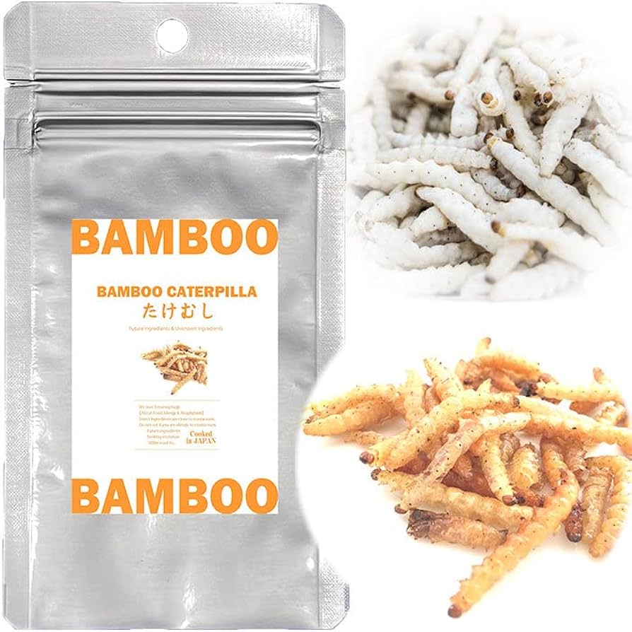 たけむし Amazon | はまる食品 昆虫食 タケムシ バンブーワーム 国内調理 塩味